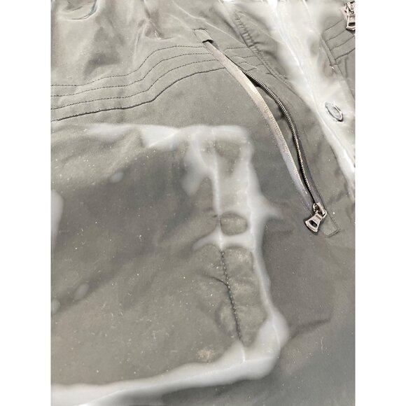 Spire Mens Black faux fur Hooded Winter Parka heavy winter coat 5XL SKU 9338 - Picture 3 of 16